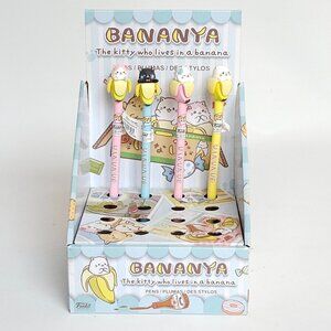BANANYA The Kitty Who Lives in a Banana FUNKO POP! Pen Lot + Display Case